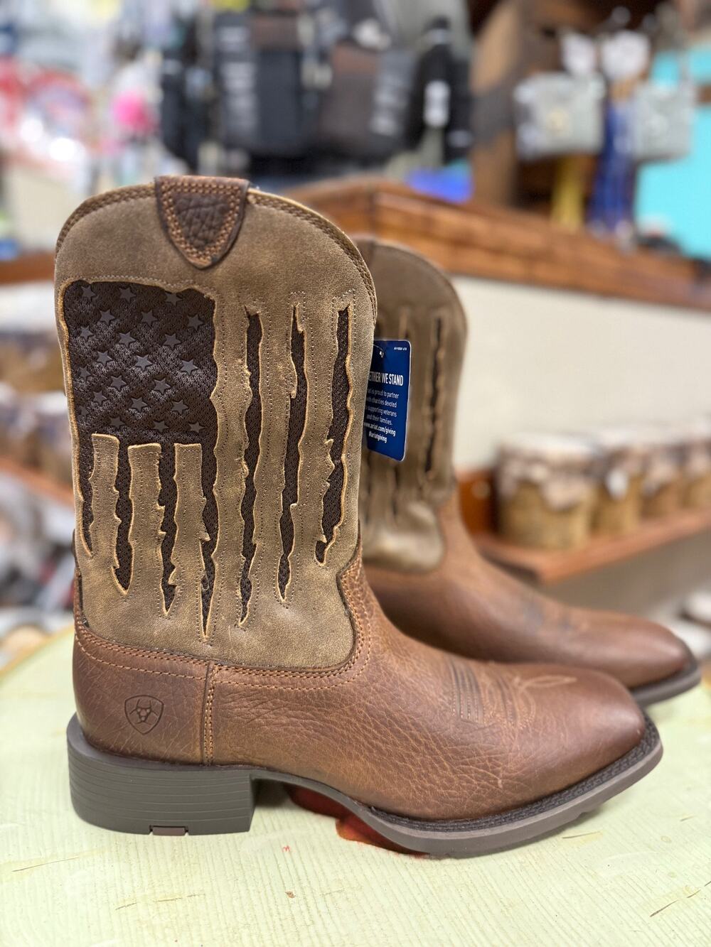 Ariat Men's Sport Western Performance Boots - Broad Square Toe 10044564